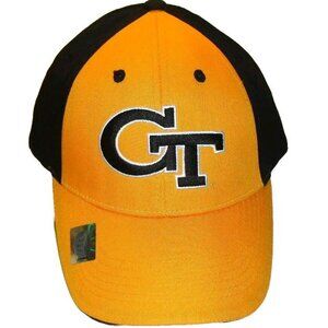 Georgia Tech Yellow Jackets Mens Yellow Black Strapback hat cap New Ncaa